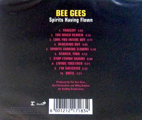 Bee Gees - Spirits Having Flown CD