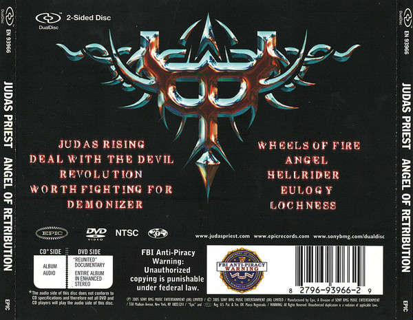 Judas Priest - Angel of Retribution CD Import