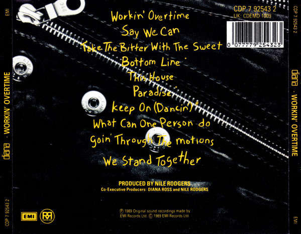 Diana Ross - Workin' Overtime CD Import