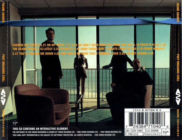 Skunk Anansie - Post Orgasmic Chill CD Import