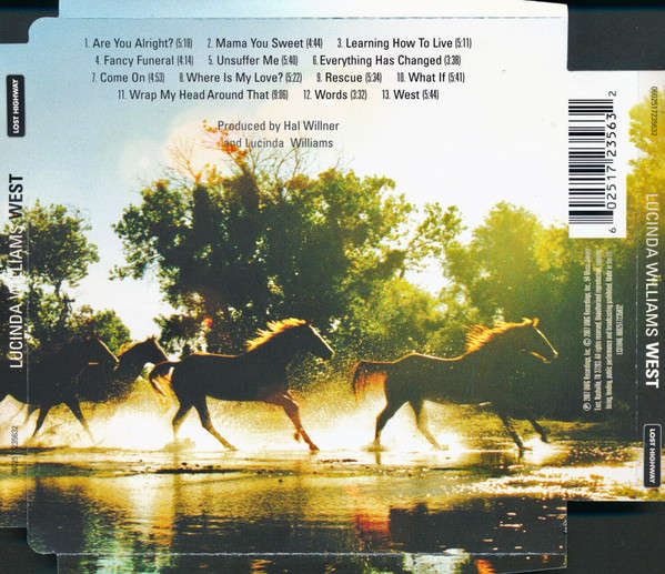 Lucinda Williams - West CD Import