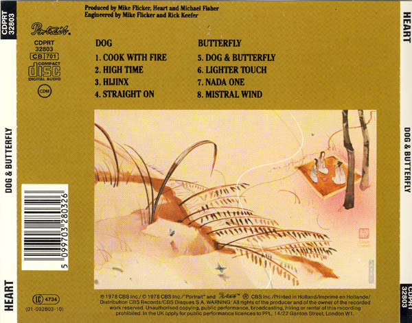 Heart - Dog & Butterfly CD Import
