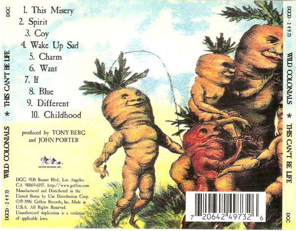 Wild Colonials - This Can't Be Life CD Import