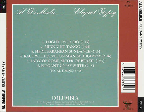 Al Di Meola - Elegant Gypsy CD Import