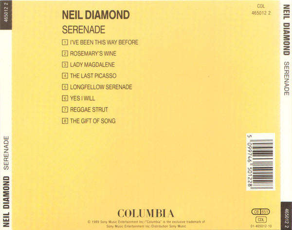 Neil Diamond - Serenade CD Import
