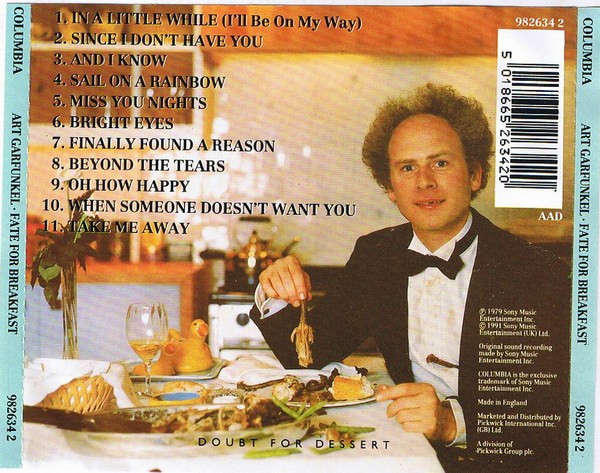 Art Garfunkel - Fate For Breakfast CD Import