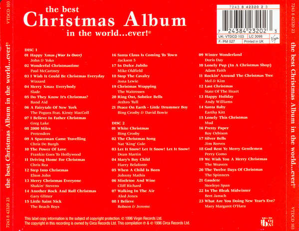Various - Best Christmas Album In The World...Ever! Double CD Import