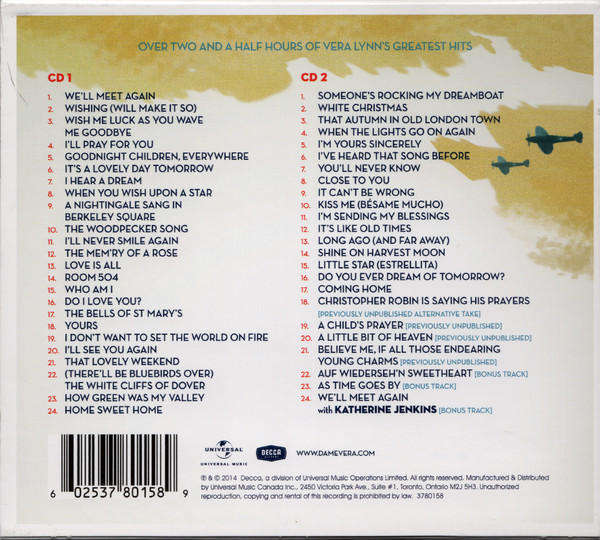 Vera Lynn - National Treasure: Ultimate Collection Double CD Import Sealed
