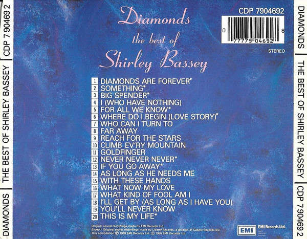 Shirley Bassey - Diamonds: Best of CD Import