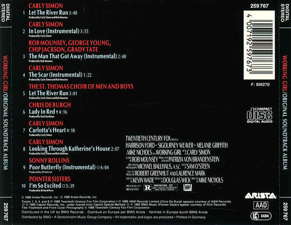 Working Girl - Soundtrack CD Import