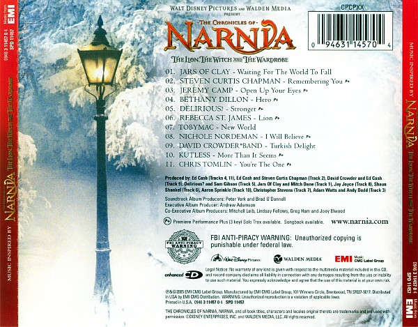 Soundtrack - Chronicles of Narnia: The Lion, the Witch & the Wardrobe CD Import