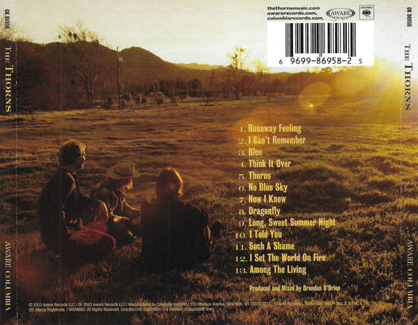 The Thorns - The Thorns CD Import