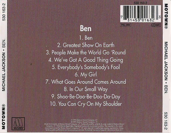 Michael Jackson - Ben CD Import
