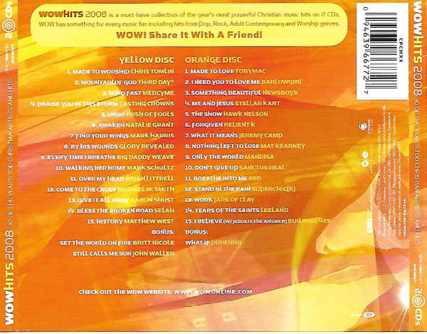 Various - WOW Hits 2008 Double CD Import