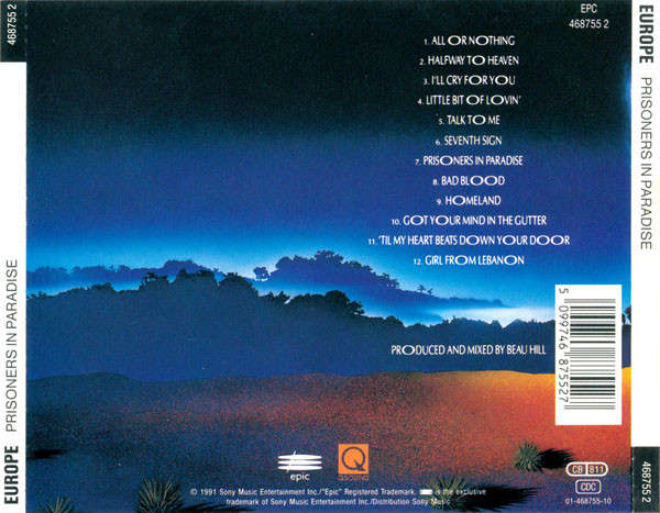 Europe - Prisoners In Paradise CD Import