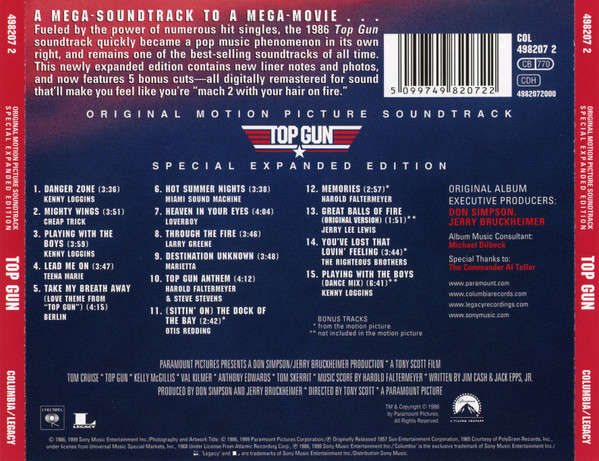 Soundtrack - Top Gun Special Expanded Edition