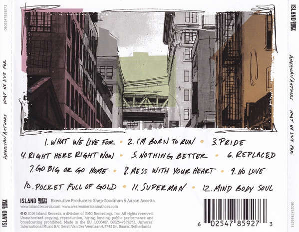 American Authors - What We Live For CD Import