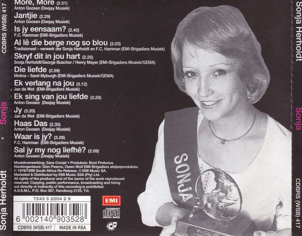 Sonja Herholdt - Sonja CD