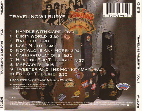 Traveling Wilburys - Vol. 1 CD Import