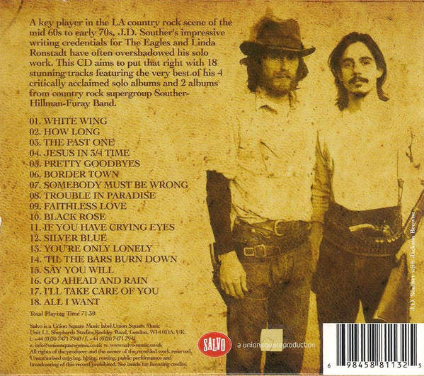 John David Souther - Border Town - Very Best of CD Import