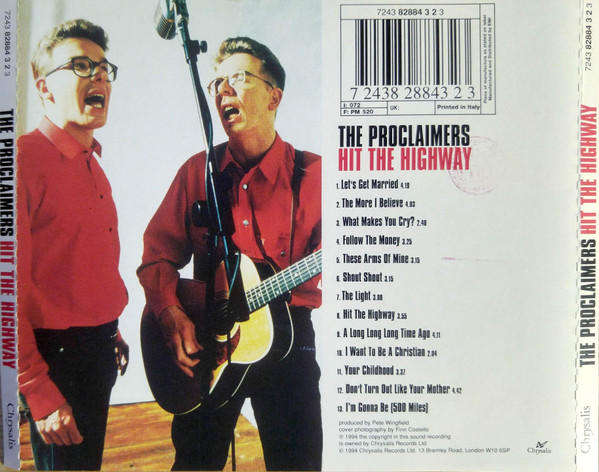 Proclaimers  Hit the Highway CD Import