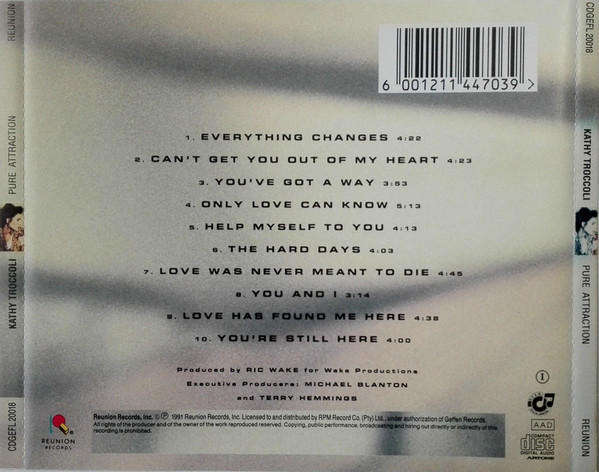 Kathy Troccoli - Pure Attraction CD