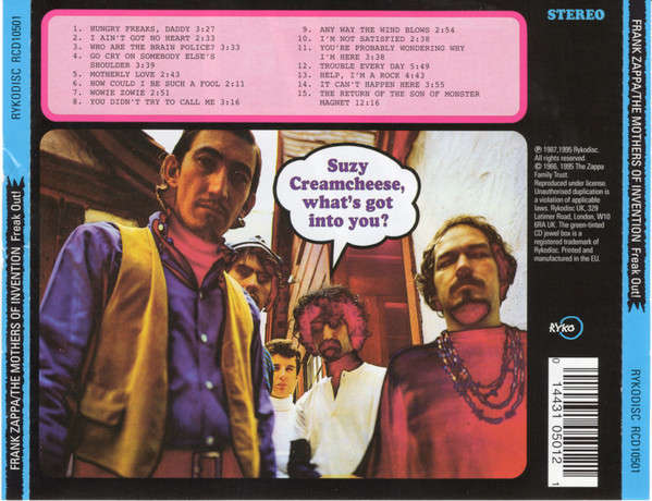 Frank Zappa & Mothers of Invention - Freak Out! CD Import