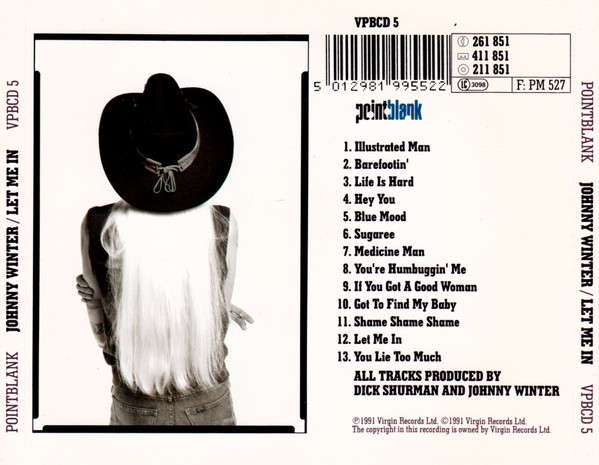 Johnny Winter - Let Me In CD Import