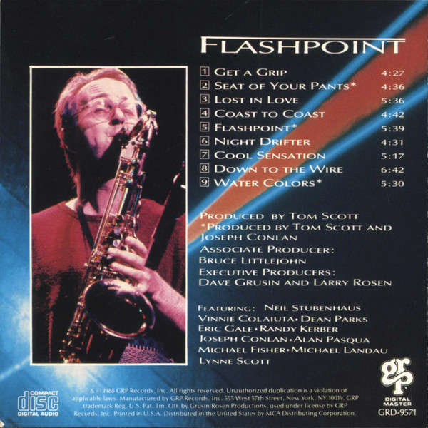Tom Scott - Flashpoint CD Import