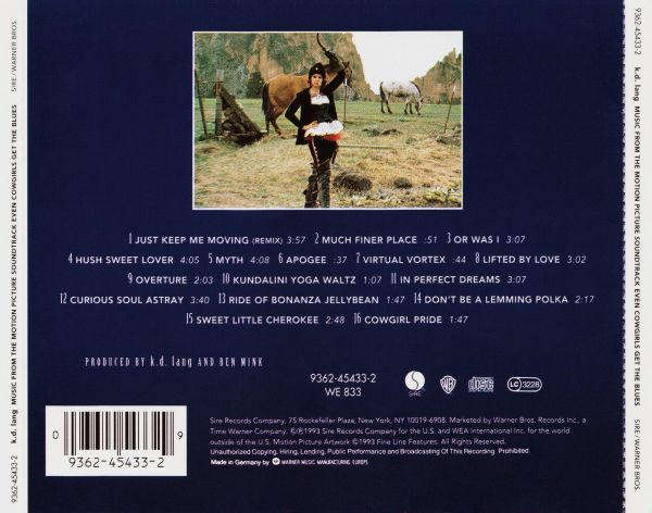 Soundtrack - k.d. lang - Even Cowgirls Get the Blues CD Import