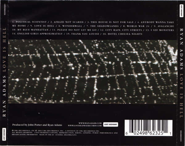 Ryan Adams - Love Is Hell CD Import