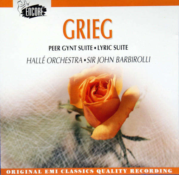 Grieg - Peer Gynt Suite  Lyric Suite / Barbirolli CD Import Sealed