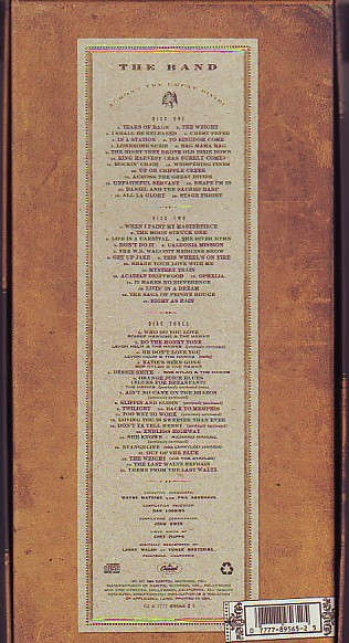 The Band - Across the Great Divide 3x CD Import Box Set