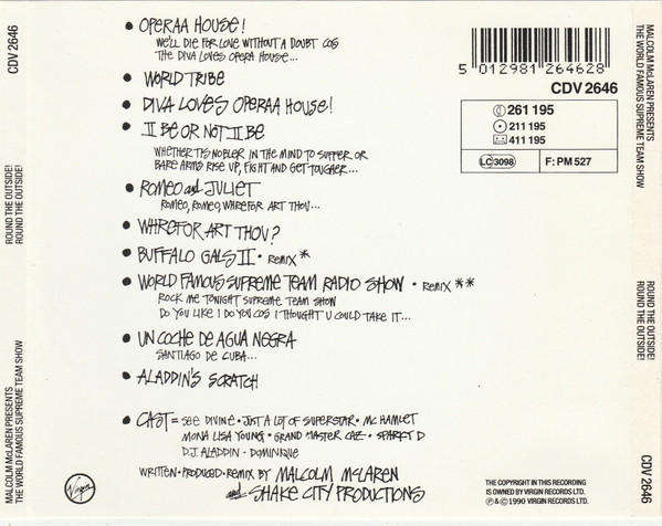 Malcolm McLaren Presents World Famous Supreme Team Show - Round the Outside! Round the Outside! CD