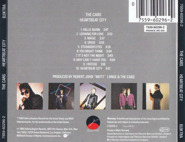Cars - Heartbeat City CD Import