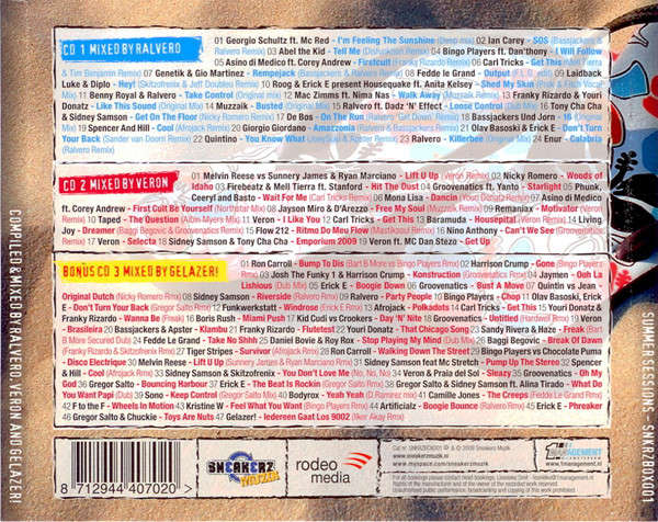 Various - Sneakerz Summer Sessions Triple CD Import