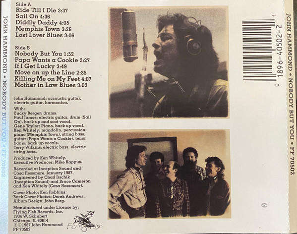 John Hammond - Nobody But You CD Import
