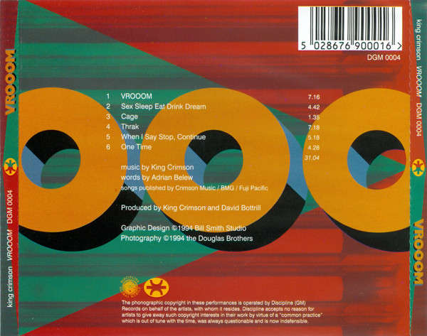 King Crimson - VROOOM CD Import