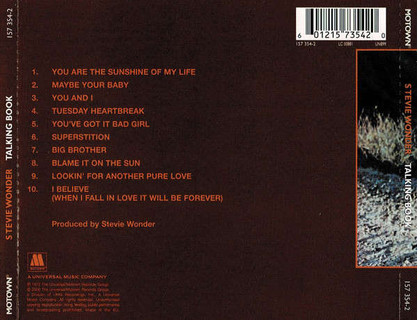 Stevie Wonder - Talking Book CD Import