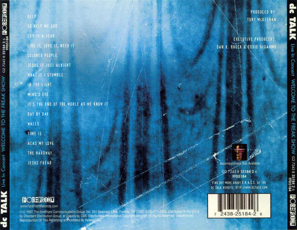 dc Talk - Welcome To the Freak Show CD Import