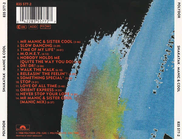 Shakatak - Manic & Cool CD Import