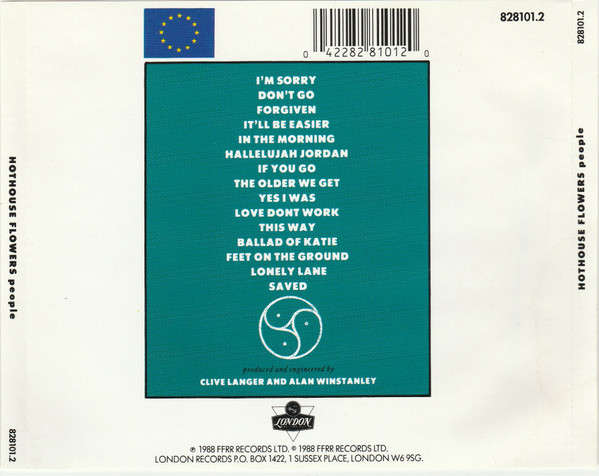 Hothouse Flowers - People CD Import