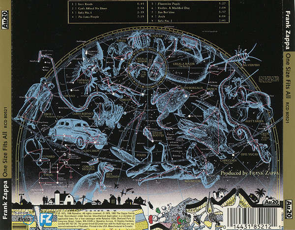 Frank Zappa & Mothers of Invention - One Size Fits All CD Import