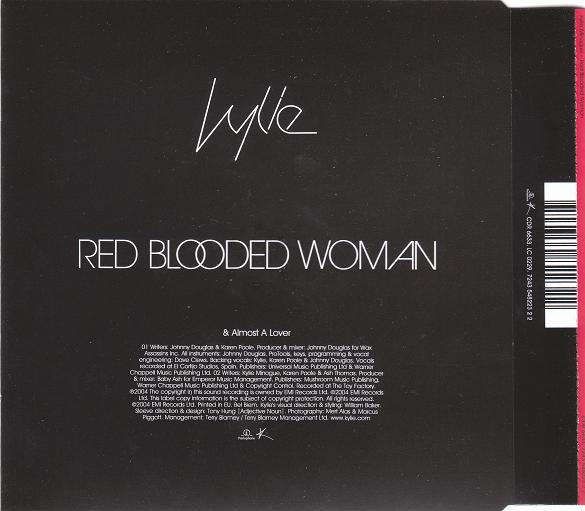 Kylie Minogue - Red Blooded Woman CD Maxi Single Import