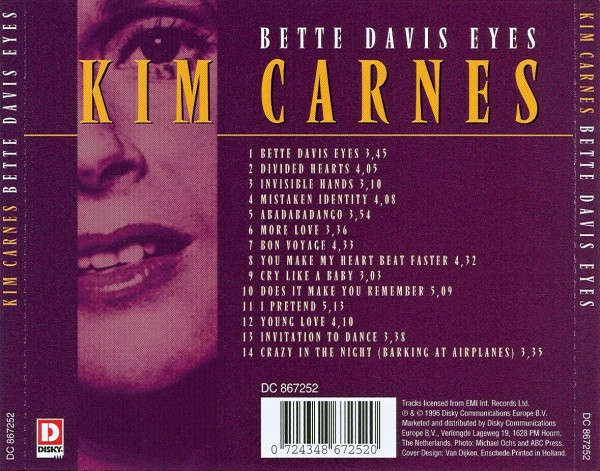 Kim Carnes - Bette Davis Eyes CD Import