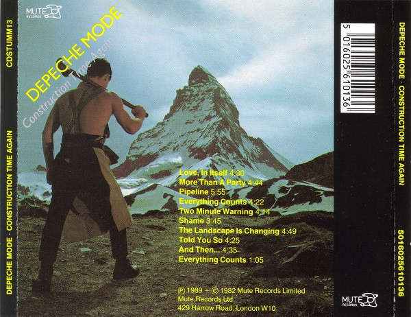 Depeche Mode - Construction Time Again CD Import