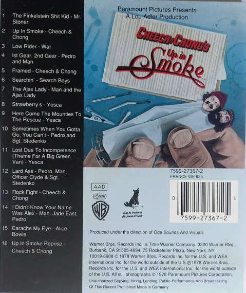 Cheech y Chong - Up In Smoke CD Import