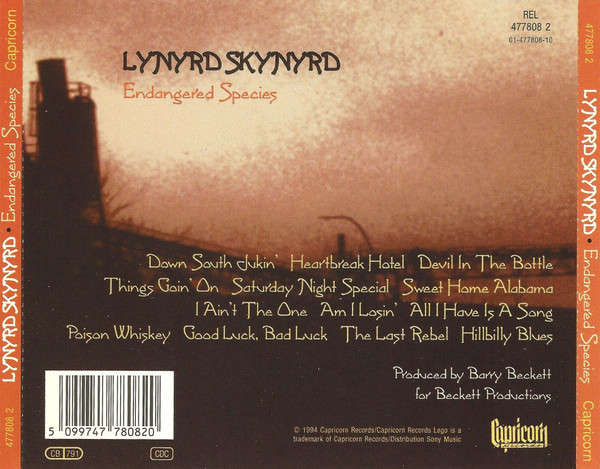 Lynyrd Skynyrd - Endangered Species CD Import