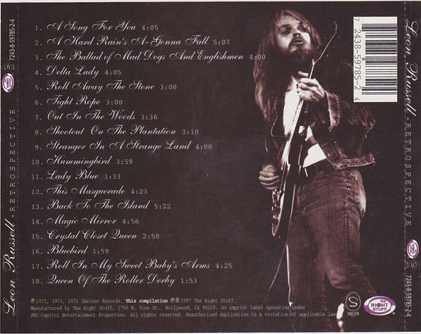 Leon Russell - Retrospective CD Import