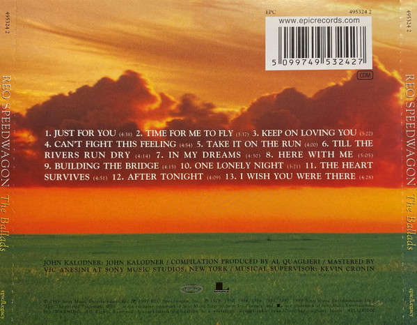 REO Speedwagon - The Ballads CD Import